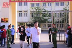 Kỳ thi tuyển sinh vào lớp 10 Trường THPT Chuyên Lam Sơn kết thúc an toàn, nghiêm túc, đúng quy chế