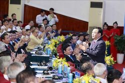 Chủ tịch Quốc hội dự Hội nghị công bố quy hoạch và xúc tiến đầu tư vào tỉnh Hà Tĩnh
