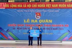 Lễ ra quân Chiến dịch Thanh niên Tình nguyện hè và Ngày Chủ nhật xanh năm 2023