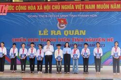 Ra quân Chiến dịch thanh niên tình nguyện hè năm 2023