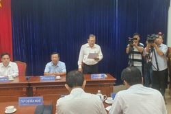 Cà Mau: Họp báo thông tin đoạn ghi âm mặc cả chung chi gây xôn xao dư luận