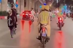 Xác minh 2 thanh niên bốc đầu trước xe tuần tra của CSGT