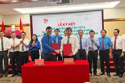 Trung ương Đoàn và Tập đoàn Công nghiệp cao-su Việt Nam ký kết phối hợp giai đoạn 2023-2027