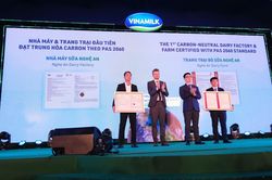 Nhà máy, trang trại của Vinamilk được chứng nhận đạt trung hòa carbon