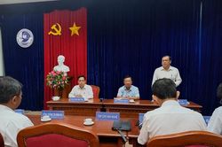 Cà Mau: Họp báo thông tin về đoạn ghi âm được cho là phó chủ tịch huyện 'mặc cả' với nhà thầu