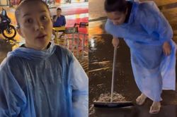 Lê Dương Bảo Lâm lên tiếng về hành động để vợ làm việc giữa mưa