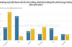 Việt Nam xuất siêu gần 10 tỷ USD trong 5 tháng đầu 2023