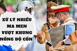 Phát hiện xử lý nhiều Ma men vượt khung nồng độ cồn