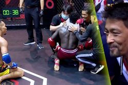 Được Johnny Trí Nguyễn chỉ dẫn, Quang Lộc hạ võ sĩ châu Phi bằng tuyệt kỹ và để lại hình ảnh cực đẹp khiến CĐV ca ngợi