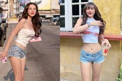 Hot girl xinh đẹp diện quần siêu ngắn khoe body cực phẩm ngày hè