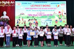 Nghệ An phát động Tháng hành động Vì trẻ em năm 2023