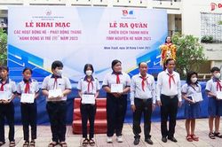 H.Nhơn Trạch khai mạc hè và phát động 'Tháng hành động vì trẻ em' năm 2023