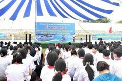 Tổ chức lễ phát động toàn dân tập bơi và phòng chống đuối nước tại Nghệ An