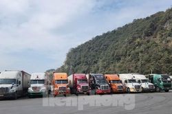 Gần 1.000 xe chở nông sản đang tồn đọng ở cửa khẩu Lạng Sơn