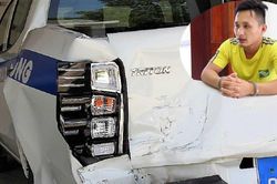 Khởi tố thanh niên lái ô tô tải đâm biến dạng xe CSGT ở Nghệ An