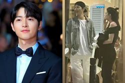 Rò rỉ ảnh hiếm buổi hẹn hò của Song Joong Ki và vợ bầu ở Pháp