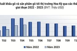 Xuất khẩu mới đạt 5 tỷ USD, ngành gỗ hụt thu lớn ở thị trường Hoa Kỳ
