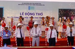 Khởi động xây dựng dự án Cung văn hóa Thiếu nhi Khánh Hòa rộng 2,7 ha