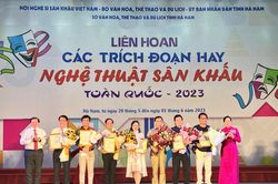 Trao 54 HCV và nhiều giải thưởng tại Liên hoan trích đoạn hay sân khấu toàn quốc 2023