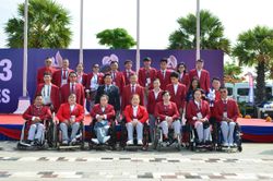Lễ Thượng cờ các đoàn thể thao tham dự ASEAN Para Games 12