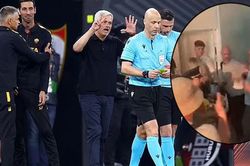 Trọng tài bị Mourinho chửi rủa suýt 'ăn' ghế ở sân bay khi fan cuồng Roma tấn công
