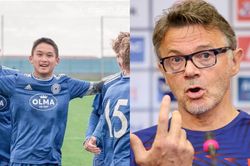 Vừa ghi bàn quan trọng ở trời Âu, cầu thủ Việt kiều được HLV Troussier gọi ngay vào U23 Việt Nam
