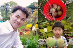Mãn nhãn vườn cây trĩu quả trong 'biệt phủ' của Xuân Bắc