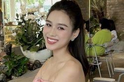 Hoa hậu Đỗ Thị Hà dịu dàng, thanh lịch trong trang phục đời thường