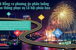 Infographic - Phương án phân luồng giao thông phục vụ Lễ hội pháo hoa