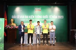 Kỳ thủ Việt Nam thi đấu thành công tại Giải cờ vua quốc tế Hà Nội năm 2023