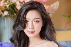 Hoa hậu Bảo Ngọc đẹp 'tựa sương mai'
