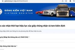 Chủ xe khó truy cập gia hạn kiểm định, Cục Đăng kiểm lập thêm tên miền riêng