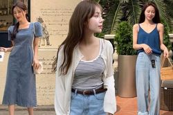 Trẻ hóa phong cách với 10 set đồ denim mùa hè