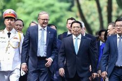 Lễ đón chính thức Thủ tướng Australia Anthony Albanese tại Phủ Chủ tịch