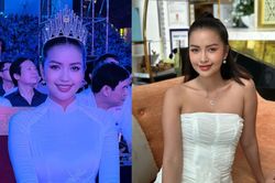 Ngọc Châu bất ngờ tái xuất với vương miện 'Bản lĩnh Việt Nam', đẹp hơn lúc thi Miss Universe không?