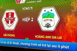 Sự cố khiến khán giả không thể chứng kiến trận thua của HAGL trước Hải Phòng