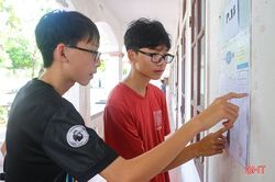 Gần 17.000 thí sinh thi vào lớp 10 ở Hà Tĩnh kiểm tra số báo danh, nghe phổ biến quy chế