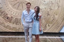 Con gái Mạnh Trường gây sốt với chiều cao nổi bật ở tuổi 14