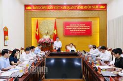 Lãnh đạo tỉnh tiếp và làm việc với Đoàn khảo sát đề tài cấp Nhà nước