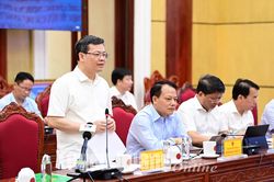 Đoàn công tác của tỉnh làm việc tại UBND tỉnh Bắc Ninh