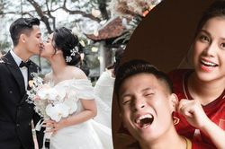 Trước bê bối đăng đàn mắng chồng trên Facebook, quan hệ vợ chồng Bùi Tiến Dũng vẫn rất... hạnh phúc