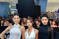 Hoa hậu H'Hen Niê rạng rỡ cùng Thùy Tiên trên thảm đỏ quốc tế