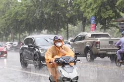 Mưa 'vàng' hạ nhiệt 'chảo lửa' thành Vinh