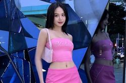 Hoa hậu Thanh Thủy chuộng mặc crop-top khoe eo thon