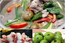 Món ăn với quả sấu có tác dụng thanh nhiệt giải khát