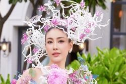 Hoa hậu Hà Kiều Anh đẹp như 'nàng thơ' bên con gái