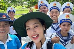 Hành trình đến thăm quần đảo Trường Sa của Hoa hậu Thiên Ân và Đỗ Thị Hà