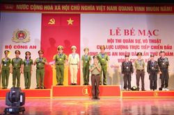Bế mạc Hội thi quân sự, võ thuật cho lực lượng trực tiếp chiến đấu trong CAND lần thứ II