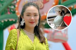 Nhan sắc mộc mạc, làn da trắng phát sáng của Minh Hằng thông qua ảnh chụp lén: Mẹ bỉm đỉnh Vbiz là đây!