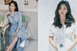 Style váy mùa hè trẻ trung của Song Hye Kyo